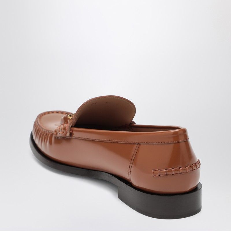 Salvatore Ferragamo Ferragamo Moccasin With Chain New Vara Colour Leather Size US 6.5 / IT 36.5 - 2 Thumbnail