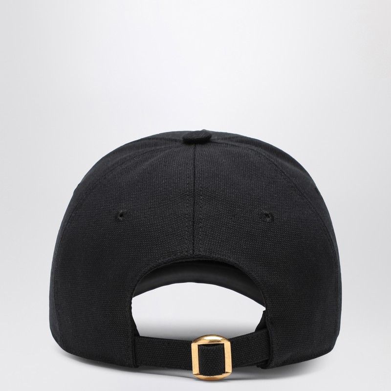 Valentino Valentino Garavani Chez Valentino Black Baseball Cap Size ONE SIZE - 2 Thumbnail