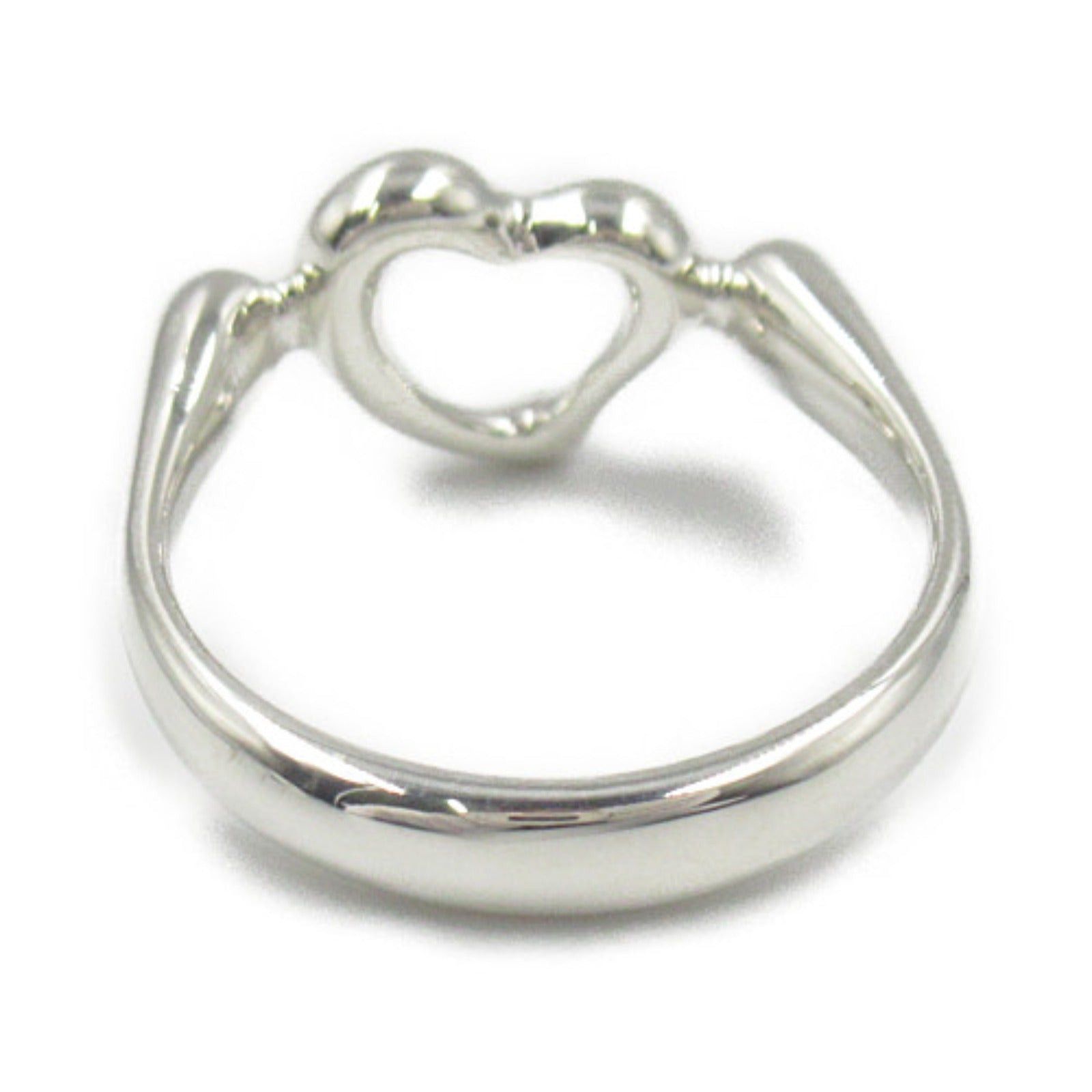 Tiffany & Co. Tiffany Co Heart Link Ring 925 Silver Size ONE SIZE - 3 Thumbnail