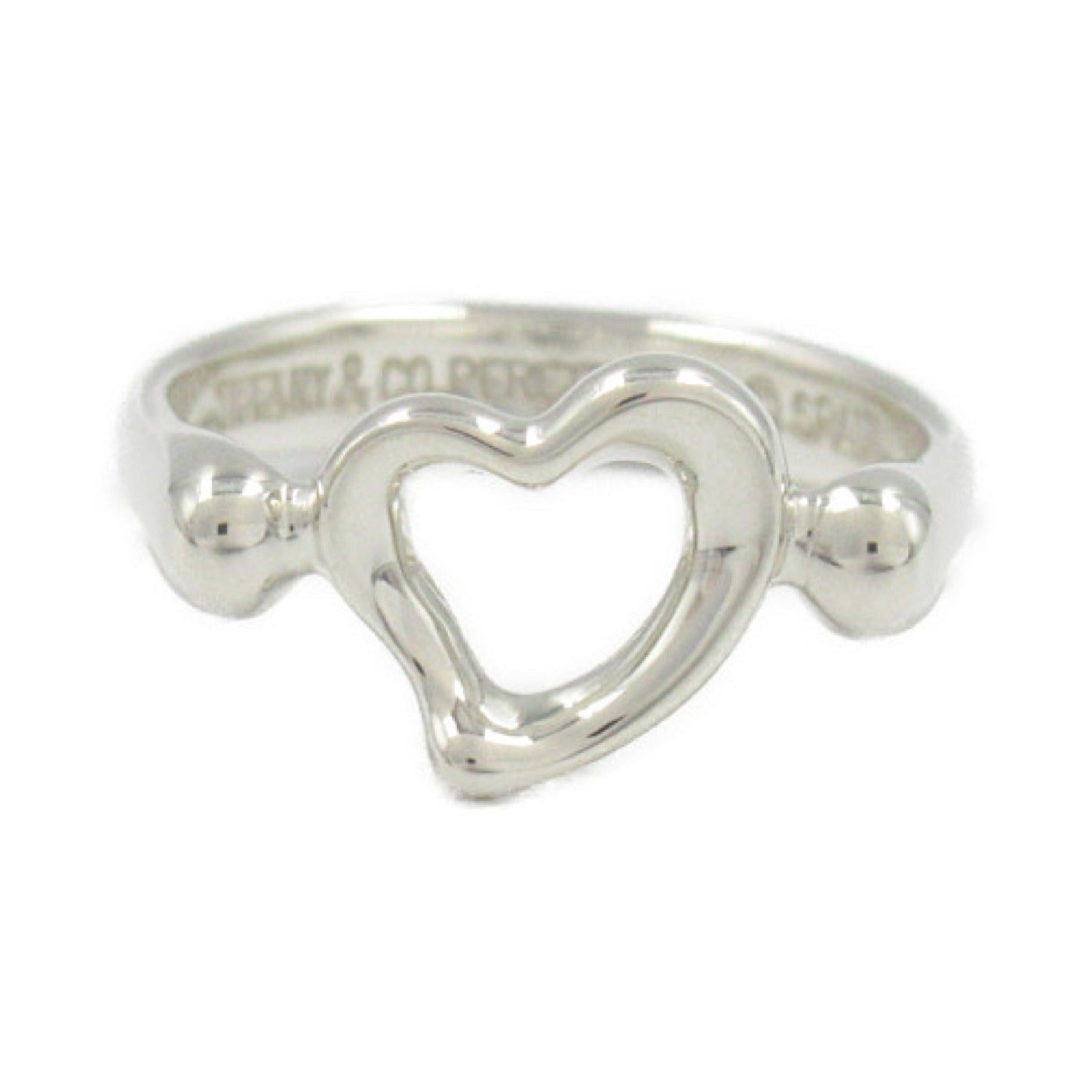 Tiffany & Co. Tiffany Co Heart Link Ring 925 Silver Size ONE SIZE - 2 Thumbnail