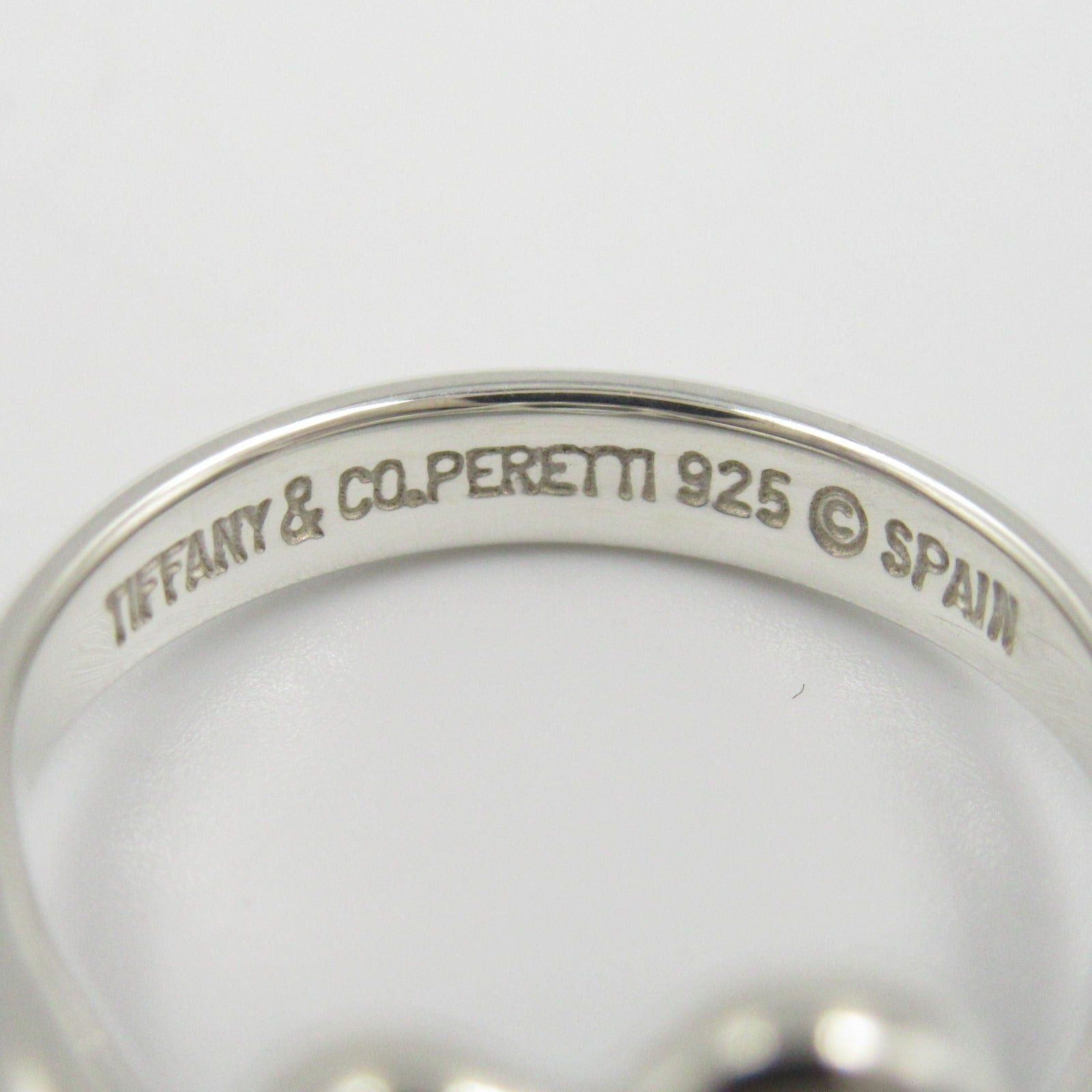 Tiffany & Co. Tiffany Co Heart Link Ring 925 Silver Size ONE SIZE - 4 Thumbnail