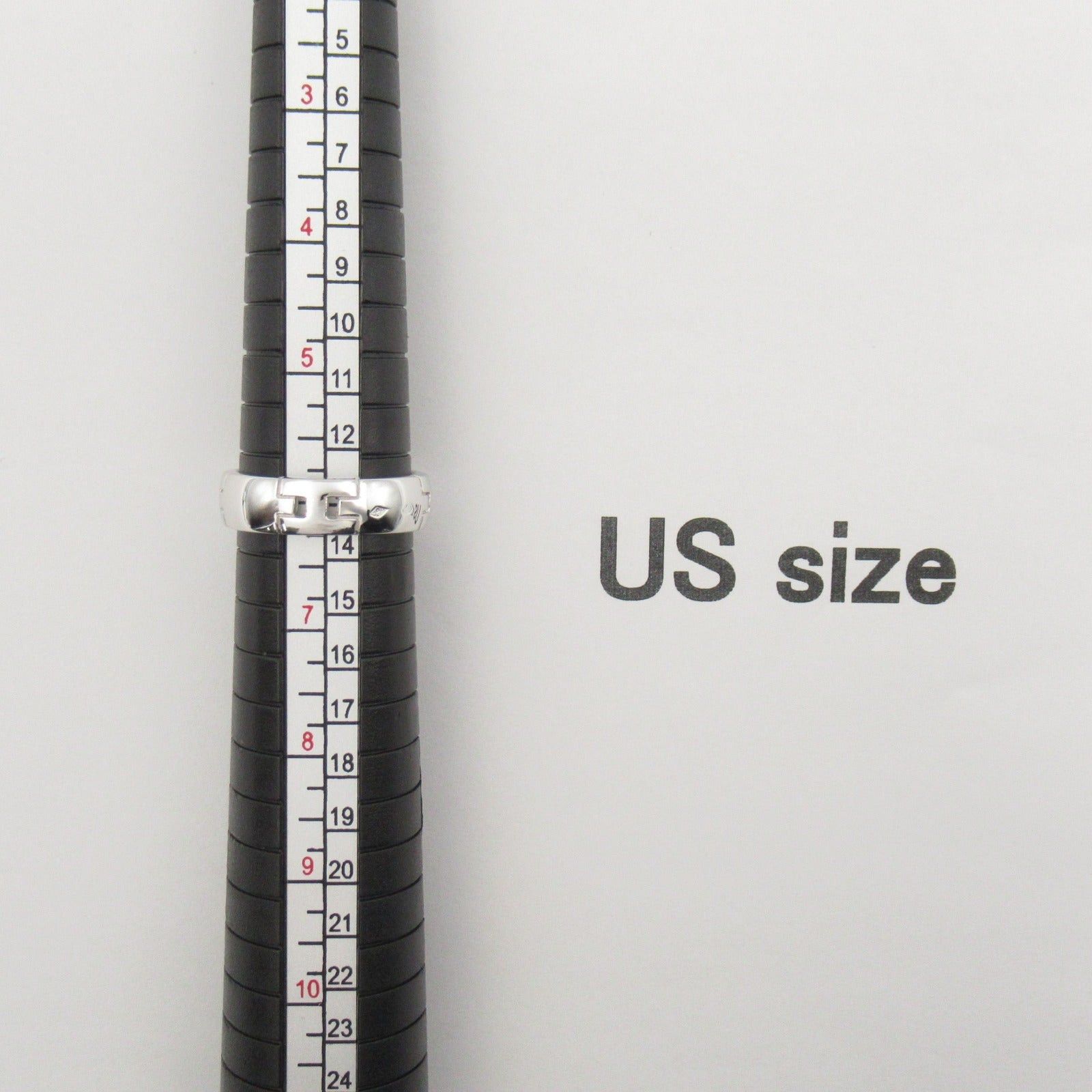Hermes Hermes Hercules Ring K18Wg (White Gold) Silver Size ONE SIZE - 7 Thumbnail