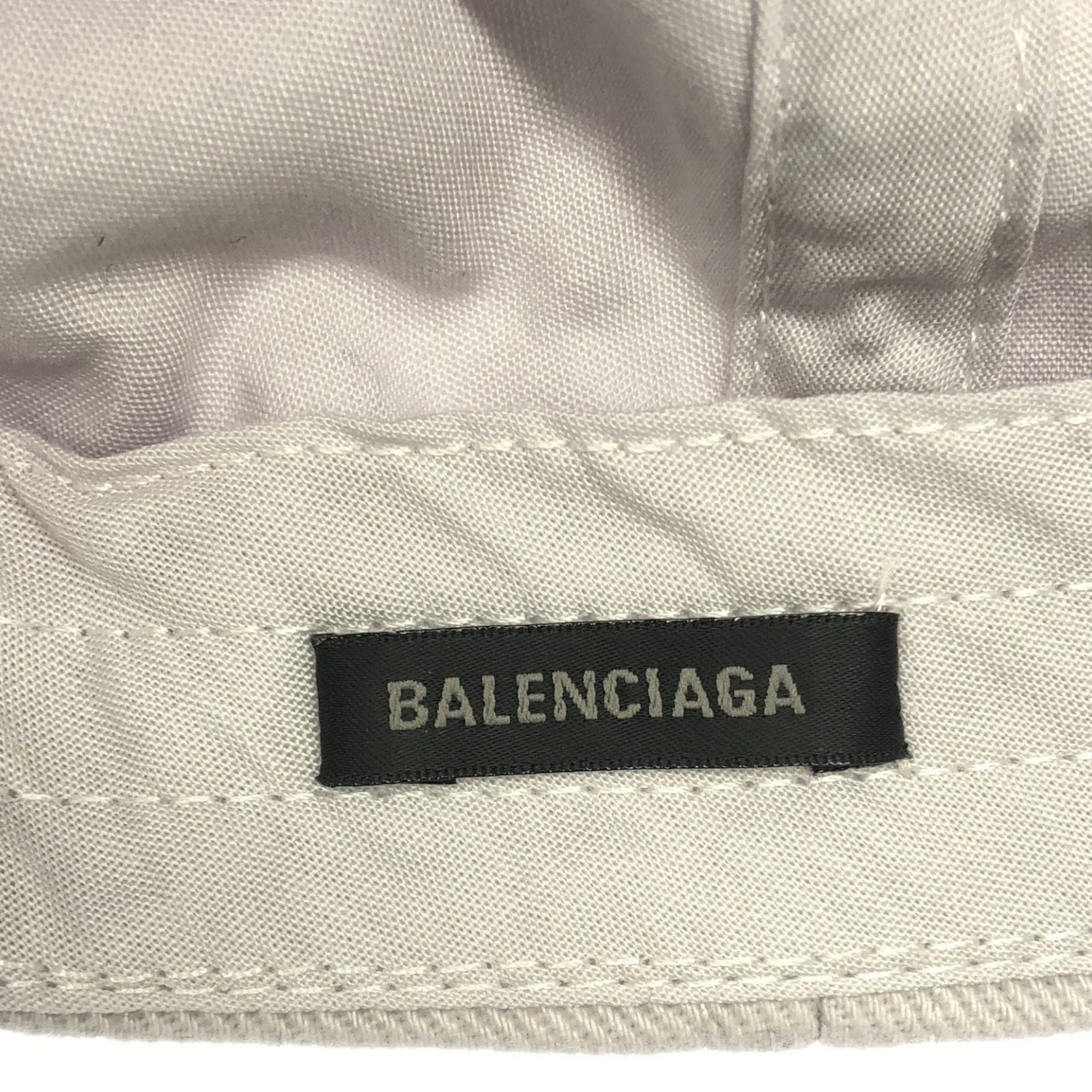 Balenciaga Balenciaga Baseball Cap Cotton White Size ONE SIZE - 5 Thumbnail