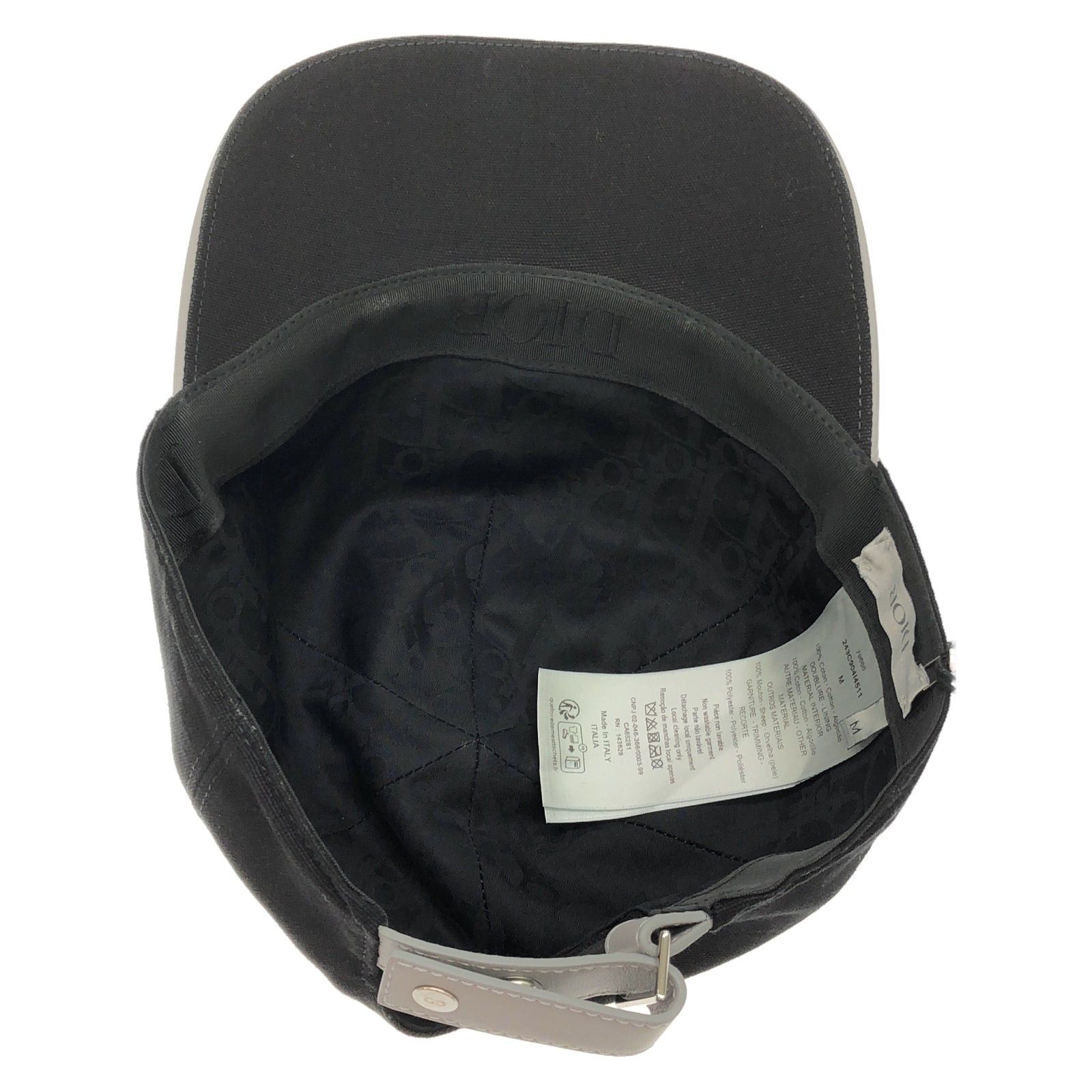 Dior Dior Baseball Cap Cotton Black Size ONE SIZE - 4 Thumbnail