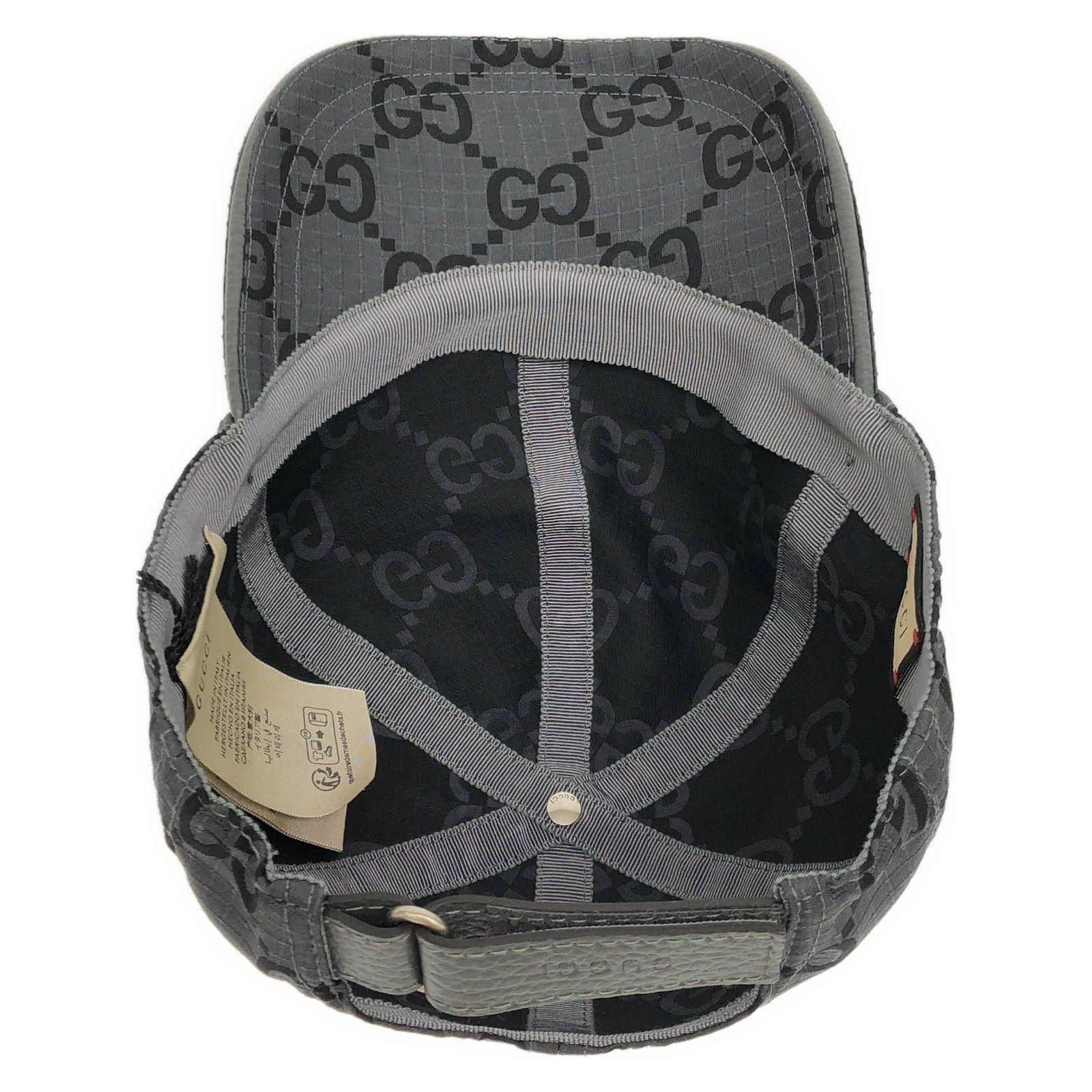 Gucci Gucci Baseball Cap Gray Size ONE SIZE - 4 Thumbnail