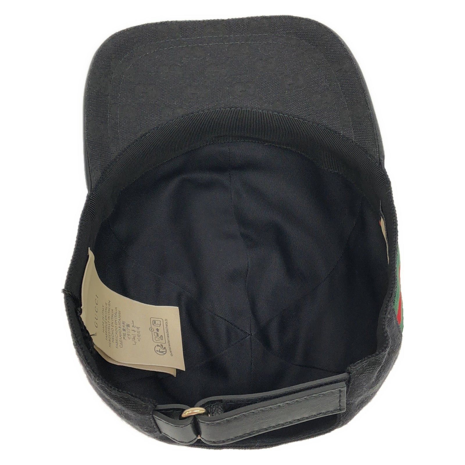Gucci Gucci Baseball Cap Black Size ONE SIZE - 4 Thumbnail