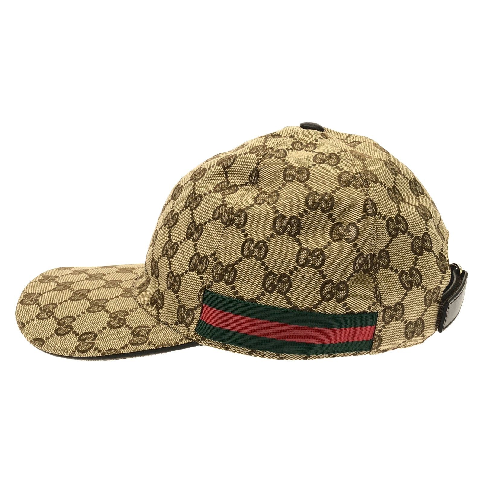Gucci Gucci Baseball Cap Beige Size ONE SIZE - 2 Thumbnail