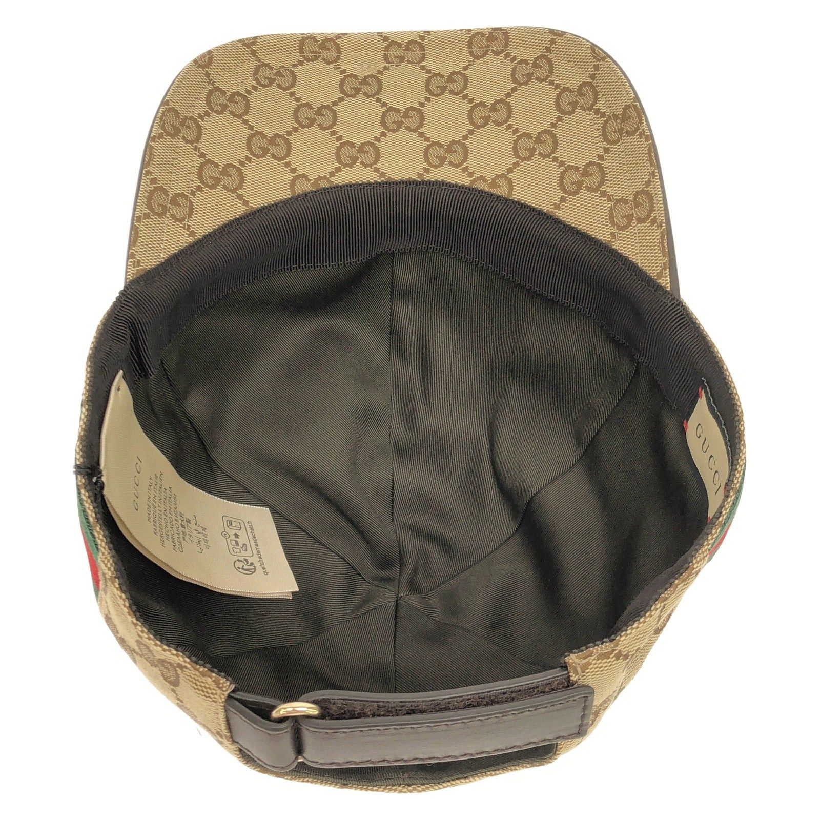 Gucci Gucci Baseball Cap Beige Size ONE SIZE - 4 Thumbnail