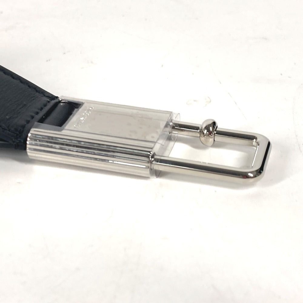 Salvatore Ferragamo Salvatore Ferragamo Logo Bag Charm Keychain Leather Men Black Size ONE SIZE - 6 Thumbnail