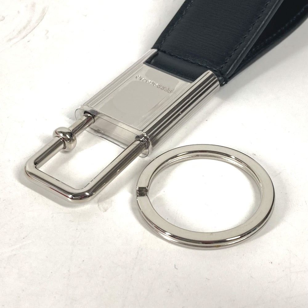Salvatore Ferragamo Salvatore Ferragamo Logo Bag Charm Keychain Leather Men Black Size ONE SIZE - 4 Thumbnail