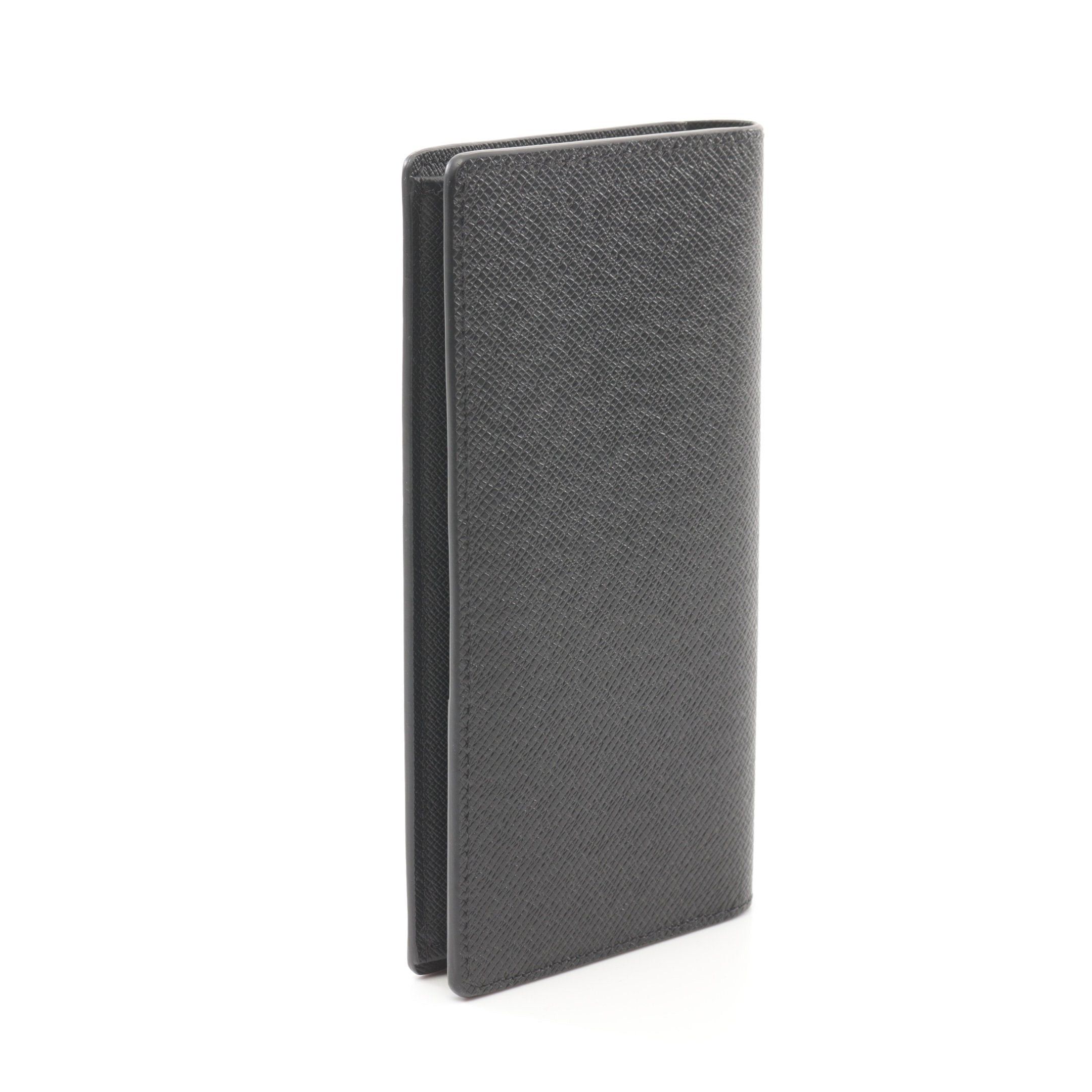 Louis Vuitton Louis Vuitton Portefeuil Brother Taiga Noir Bi-Fold Long Wallet Leather Black Size ONE SIZE - 2 Thumbnail