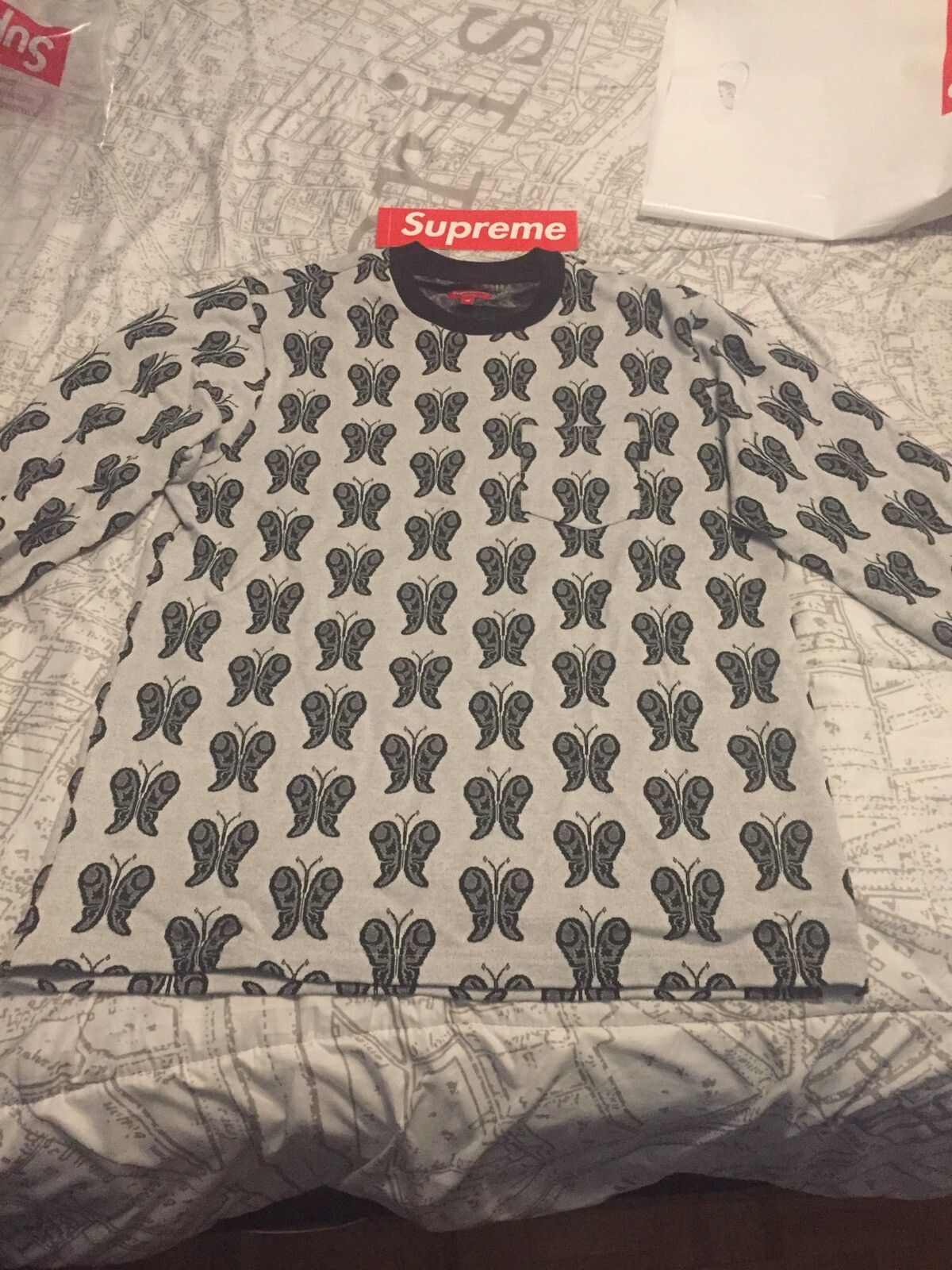 Supreme Butterfly Jacquard Top | Grailed
