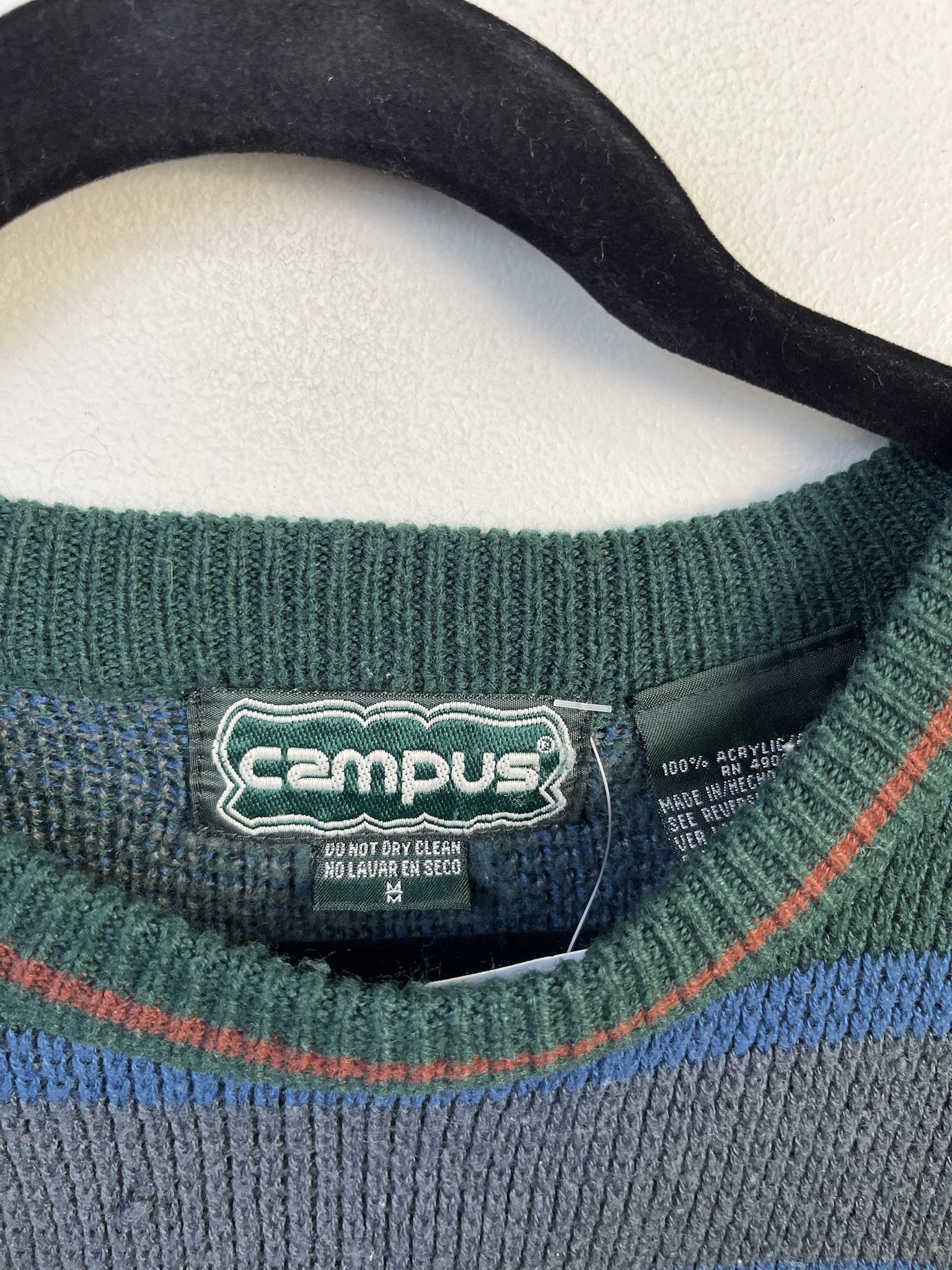 Vintage Vintage Knit Sweater 1990s Thick Knit Pine Tree River Knit Sweater Size M Size US M / EU 48-50 / 2 - 2 Thumbnail