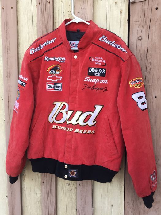 Chase Authentics Vintage NASCAR Budweiser Racing Jacket | Grailed