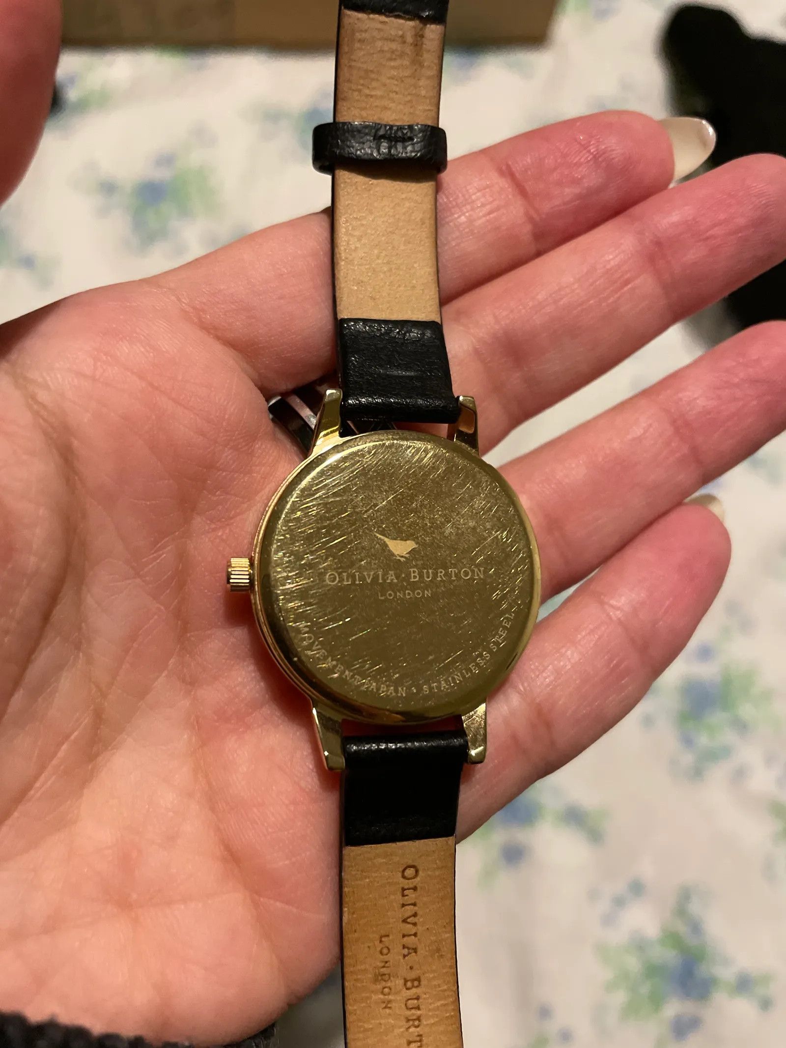 Burton Olivia Burton Rainbow Bee & Pale RG Boucle Mesh Watch Size ONE SIZE - 5 Thumbnail