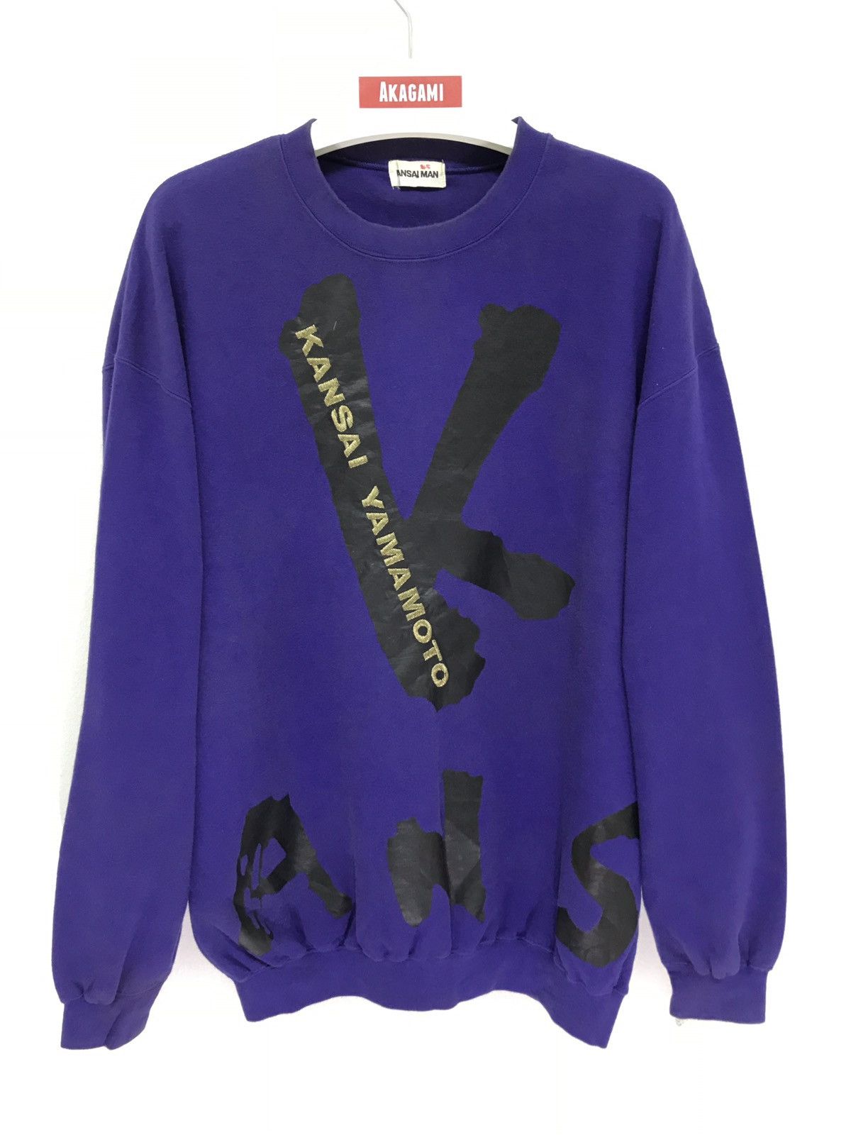 Japanese Brand Kansai Man Sweatshirt Big Logo Size US M / EU 48-50 / 2 - 1 Thumbnail