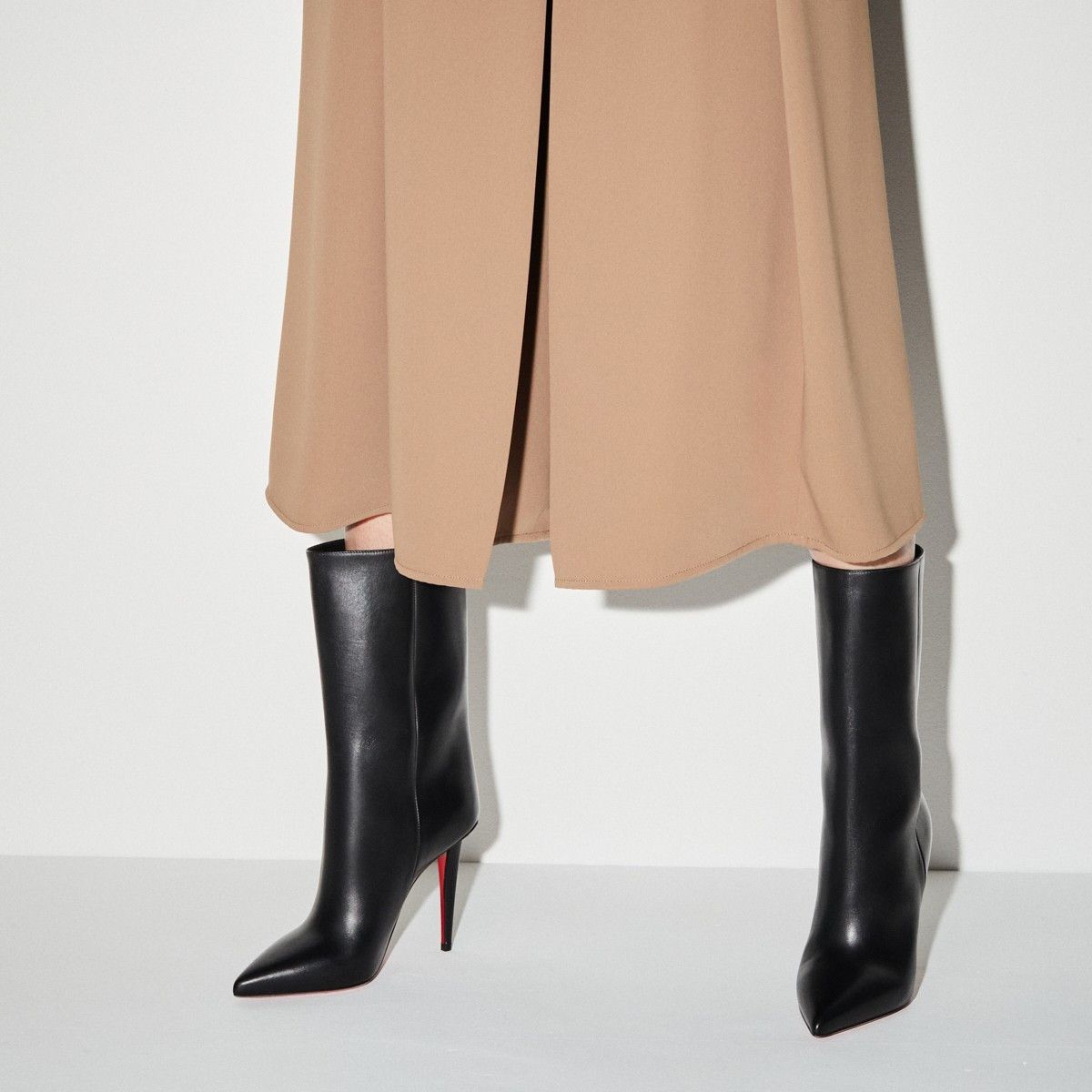 Christian Louboutin Astrilarge Booty 100mm Black Size US 11 / IT 41 - 2 Thumbnail