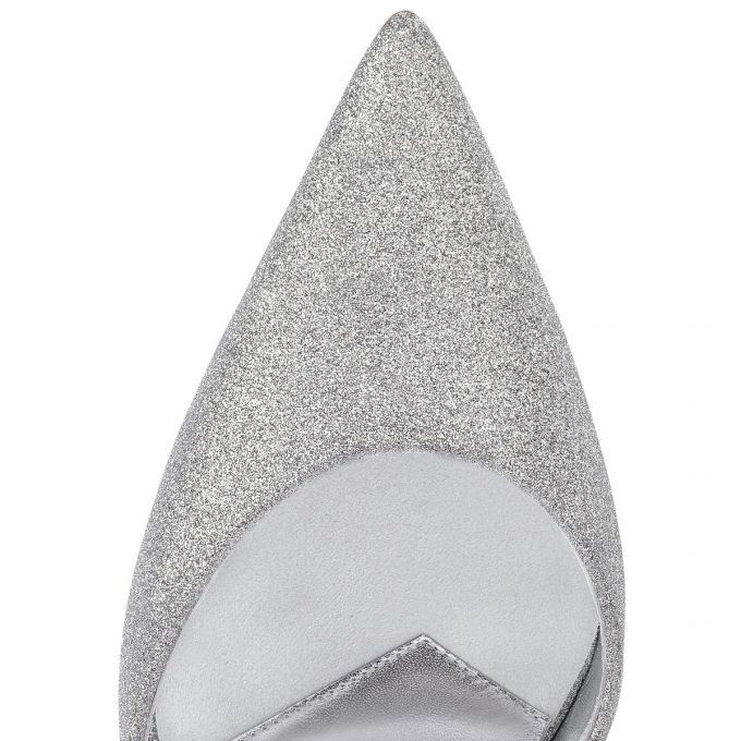 Christian Louboutin Planet Queen 85mm Silver Size US 7 / IT 37 - 4 Thumbnail