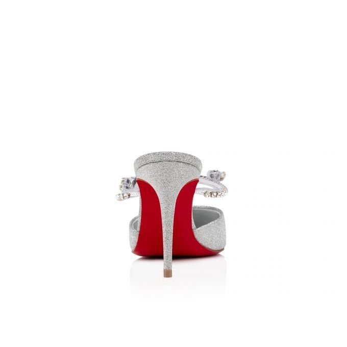 Christian Louboutin Planet Queen 85mm Silver Size US 8.5 / IT 38.5 - 3 Thumbnail