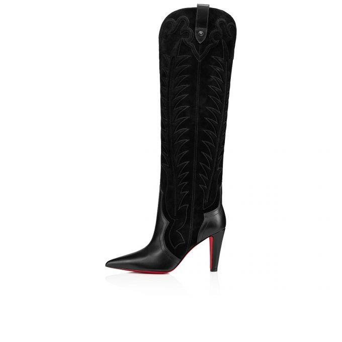 Christian Louboutin Santia Botta 85mm Black Size US 12 / IT 42 - 2 Thumbnail