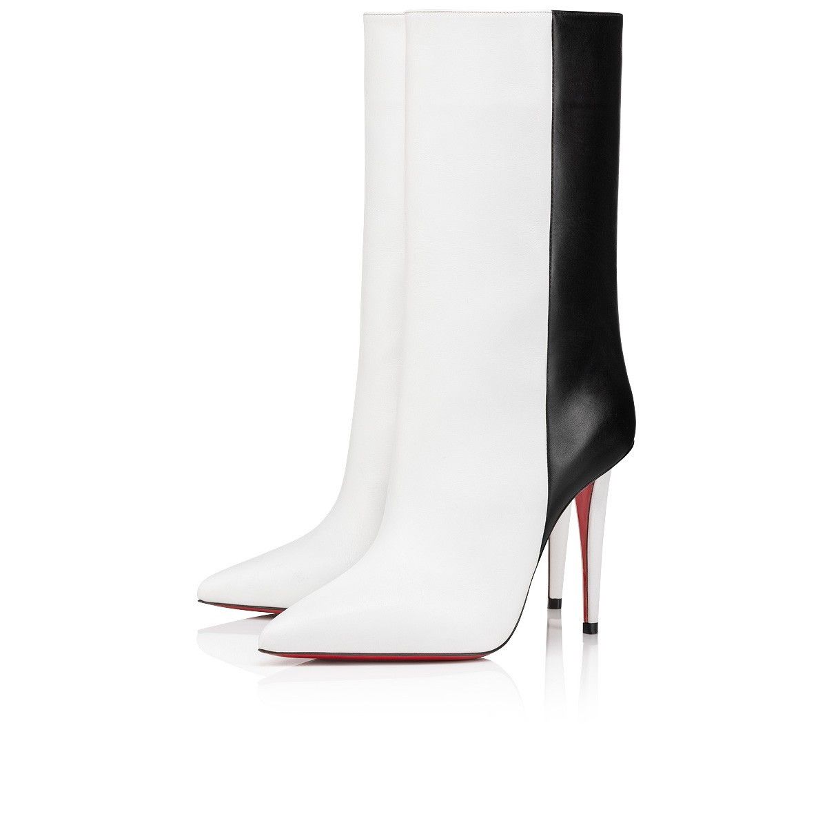 Christian Louboutin Astrilarge Booty 100mm White Size US 6 / IT 36 - 3 Thumbnail