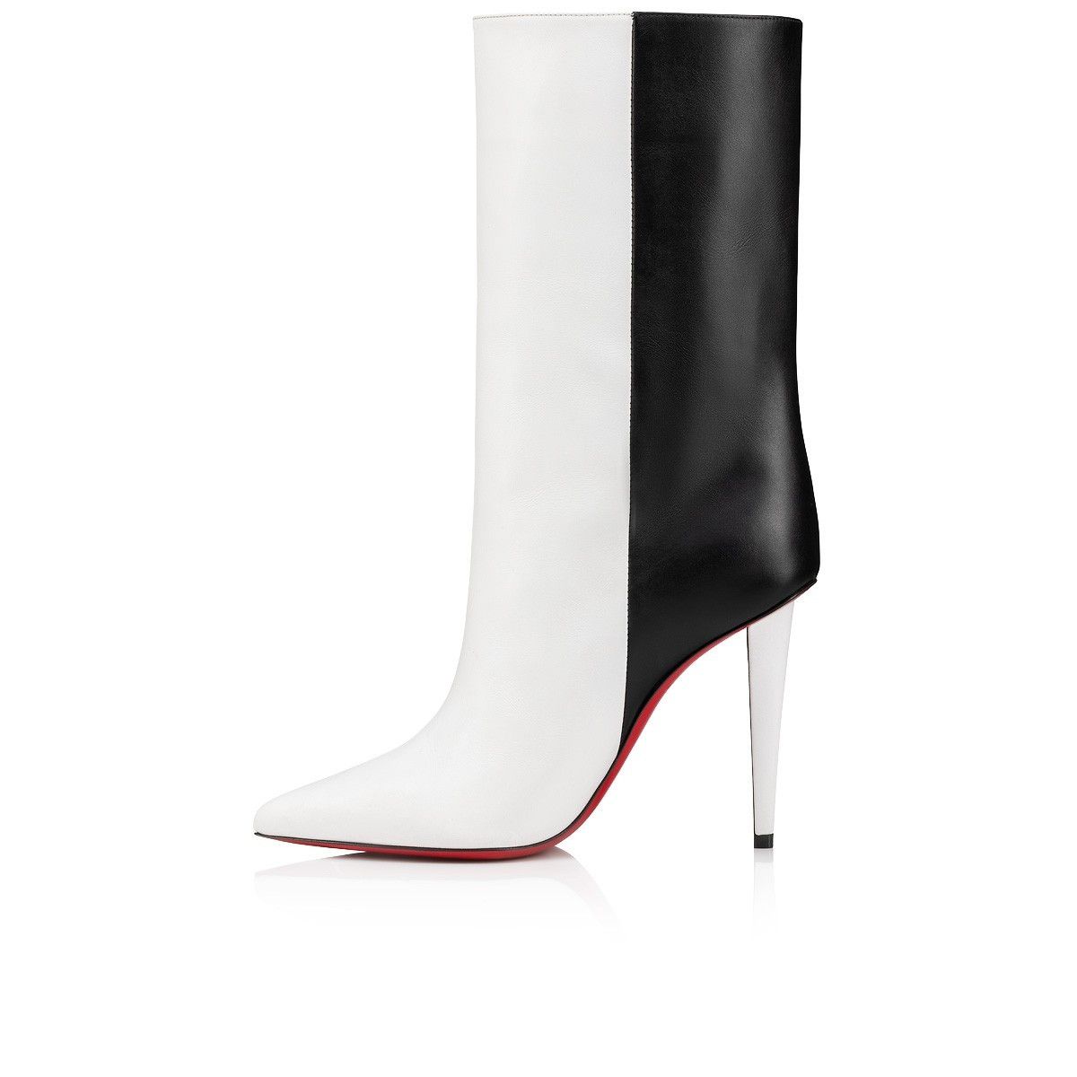 Christian Louboutin Astrilarge Booty 100mm White Size US 8 / IT 38 - 4 Thumbnail