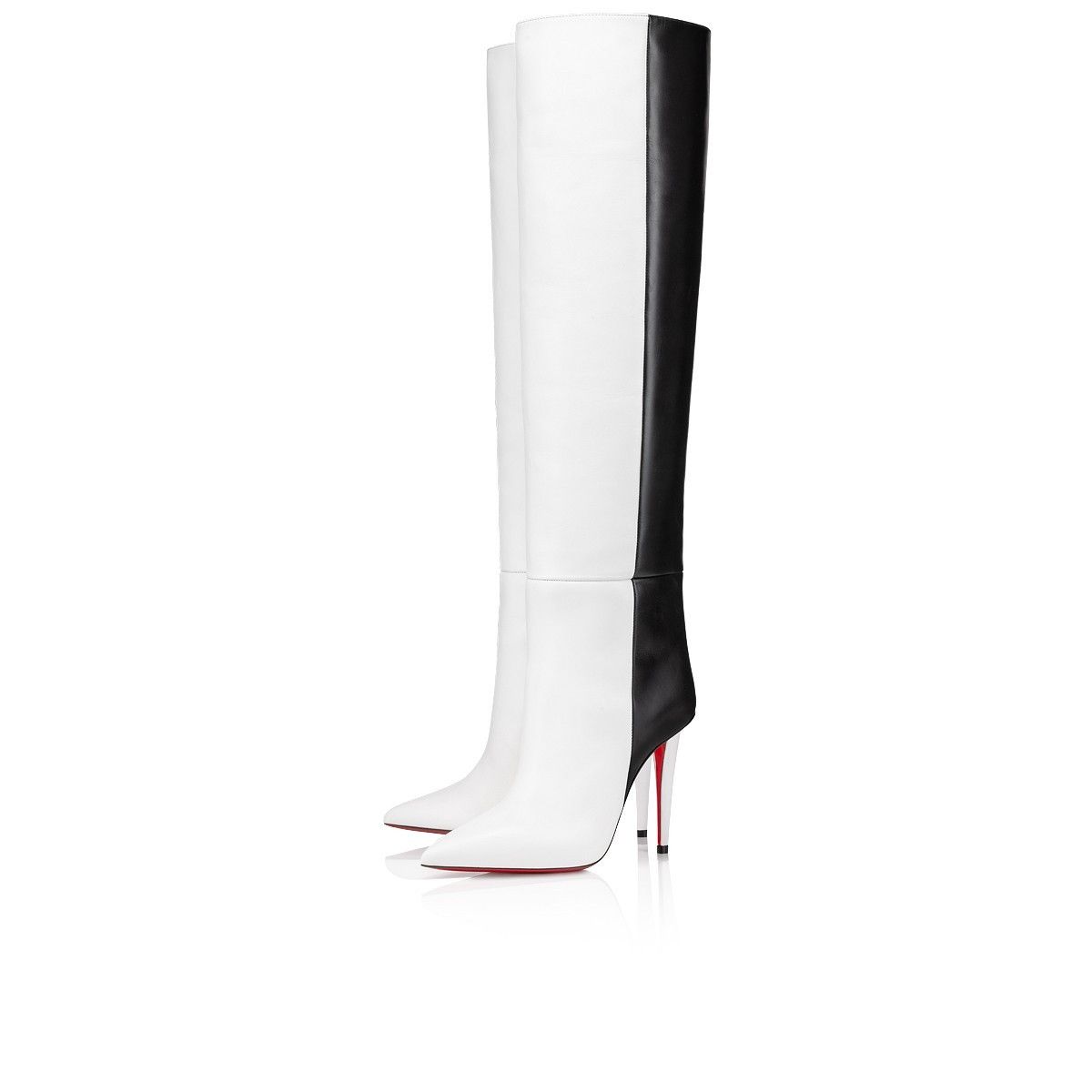 Christian Louboutin Astrilarge Botta 100mm White Size US 5 / IT 35 - 3 Thumbnail