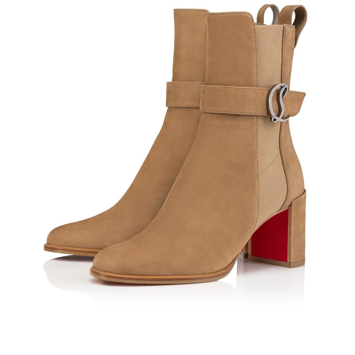 Christian Louboutin CL Chelsea Booty 70mm Brown Size US 11 / IT 41 - 3 Thumbnail