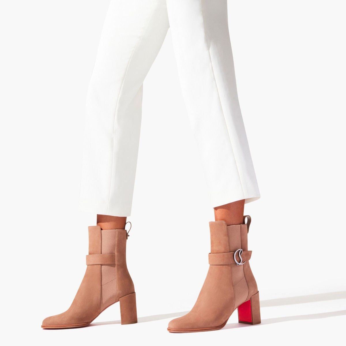 Christian Louboutin CL Chelsea Booty 70mm Brown Size US 12 / IT 42 - 2 Thumbnail