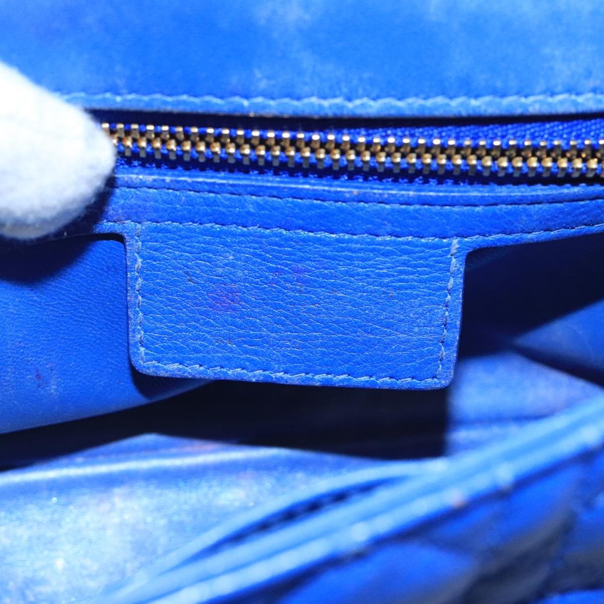 Dior Caro Blue Leather Shoulder Bag (Pre-Owned) Size ONE SIZE - 15 Thumbnail