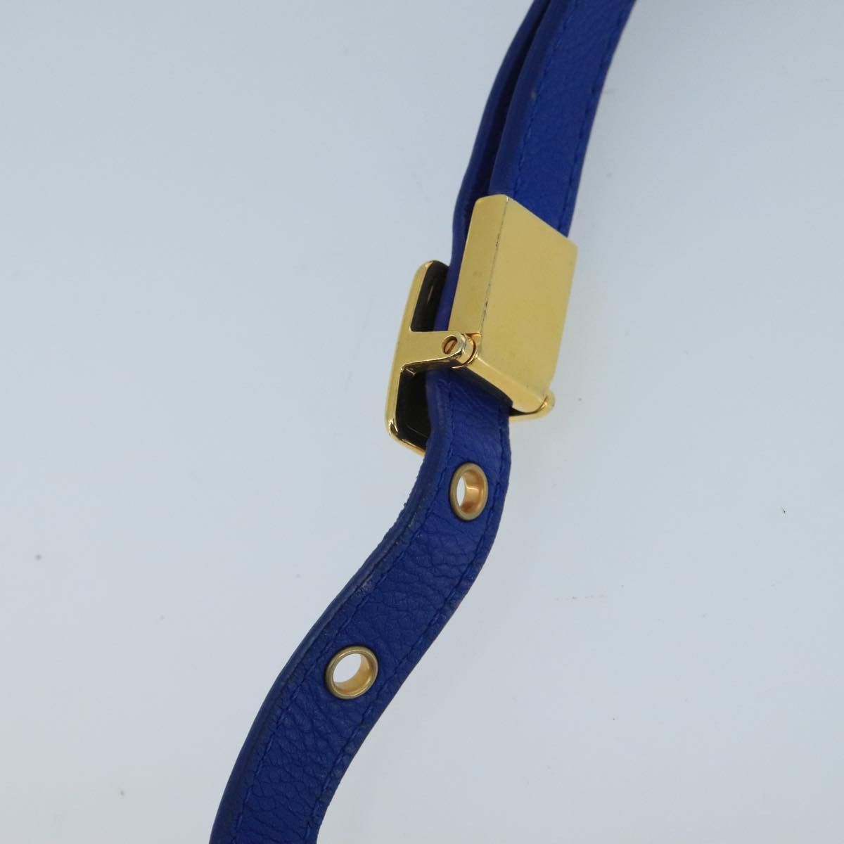 Dior Caro Blue Leather Shoulder Bag (Pre-Owned) Size ONE SIZE - 6 Thumbnail