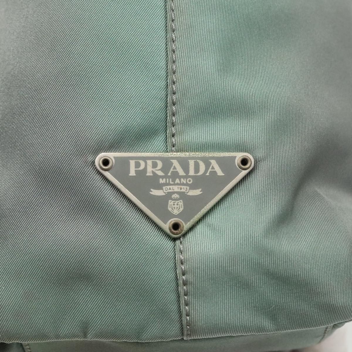 Prada Tessuto Khaki Synthetic Shoulder Bag (Pre-Owned) Size ONE SIZE - 14 Thumbnail