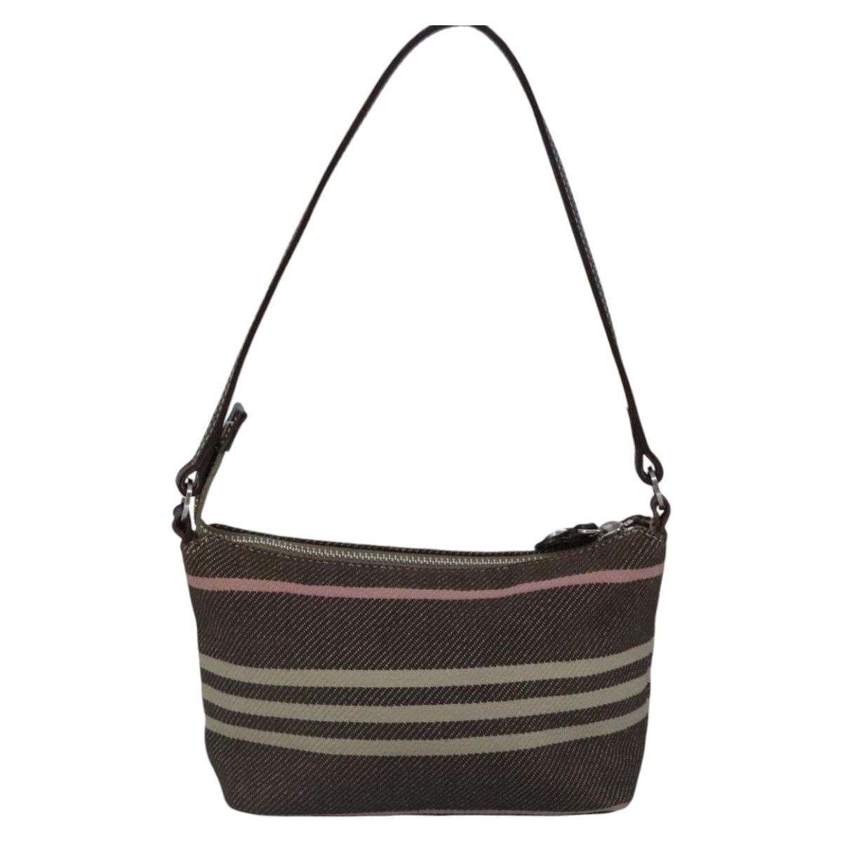 Burberry Blue Label Brown Canvas Shoulder Bag (Pre-Owned) Size ONE SIZE - 2 Thumbnail