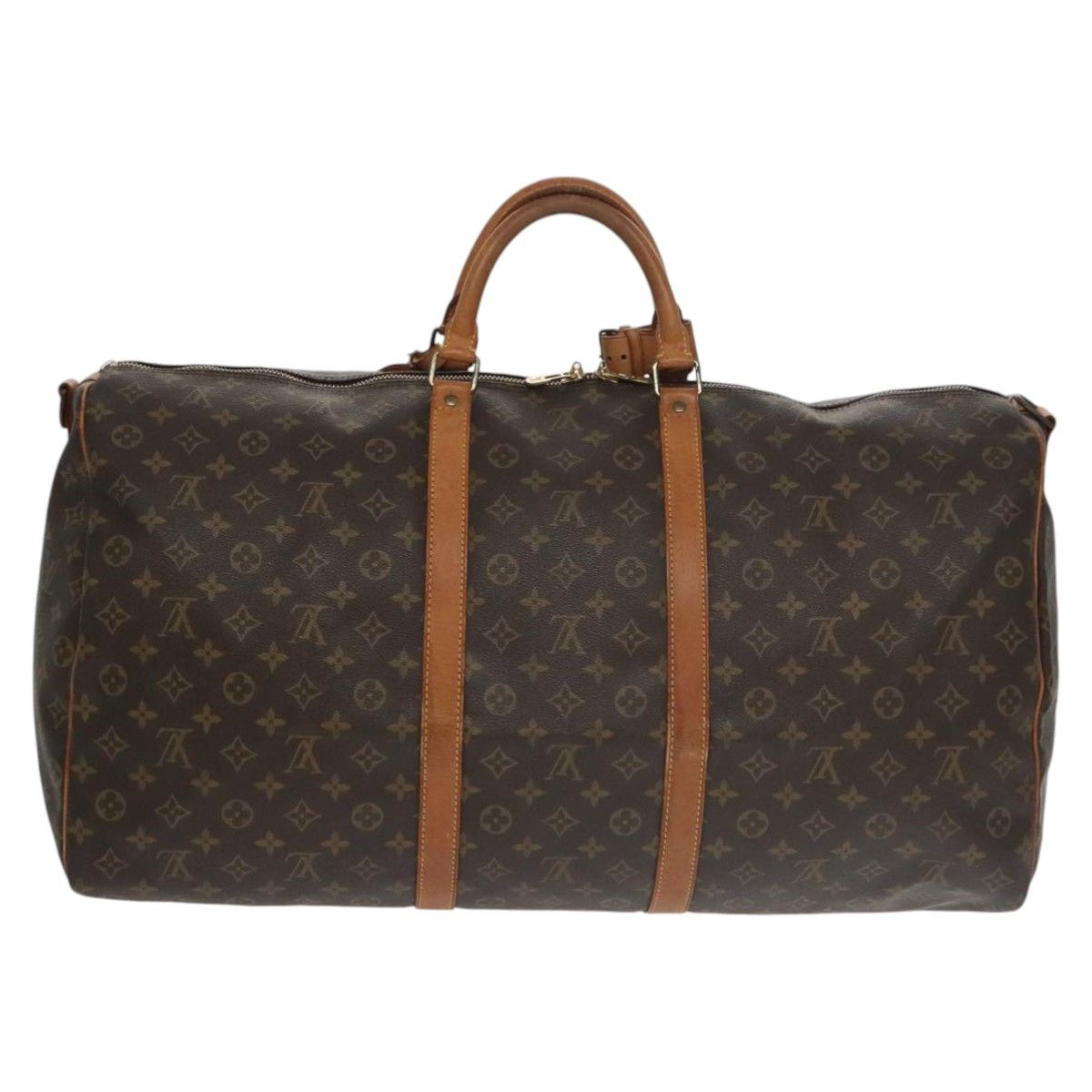 Louis Vuitton Keepall Bandoulière 60 Brown Canvas Travel Bag (Pre-Owned) Size ONE SIZE - 2 Thumbnail