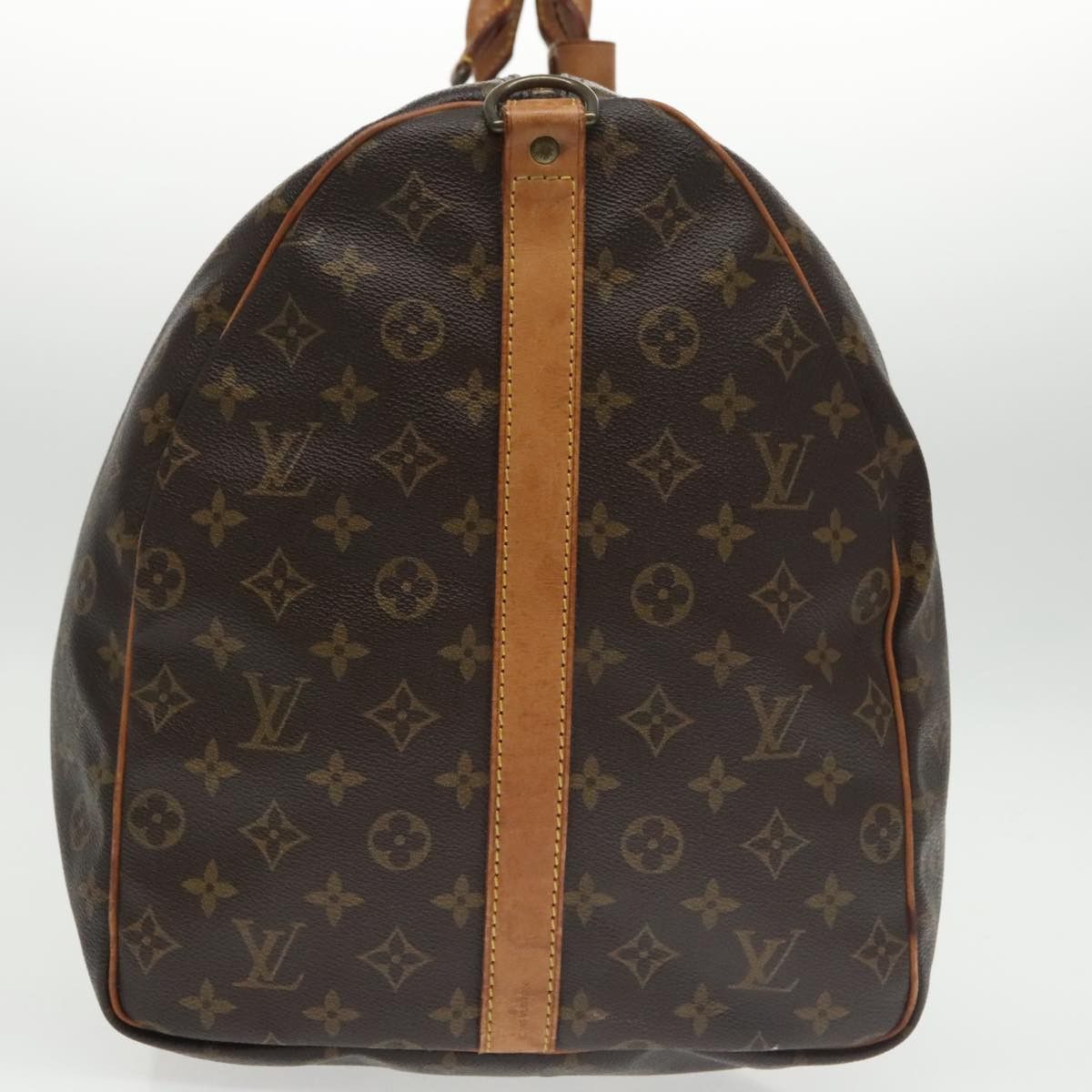 Louis Vuitton Keepall Bandoulière 60 Brown Canvas Travel Bag (Pre-Owned) Size ONE SIZE - 4 Thumbnail