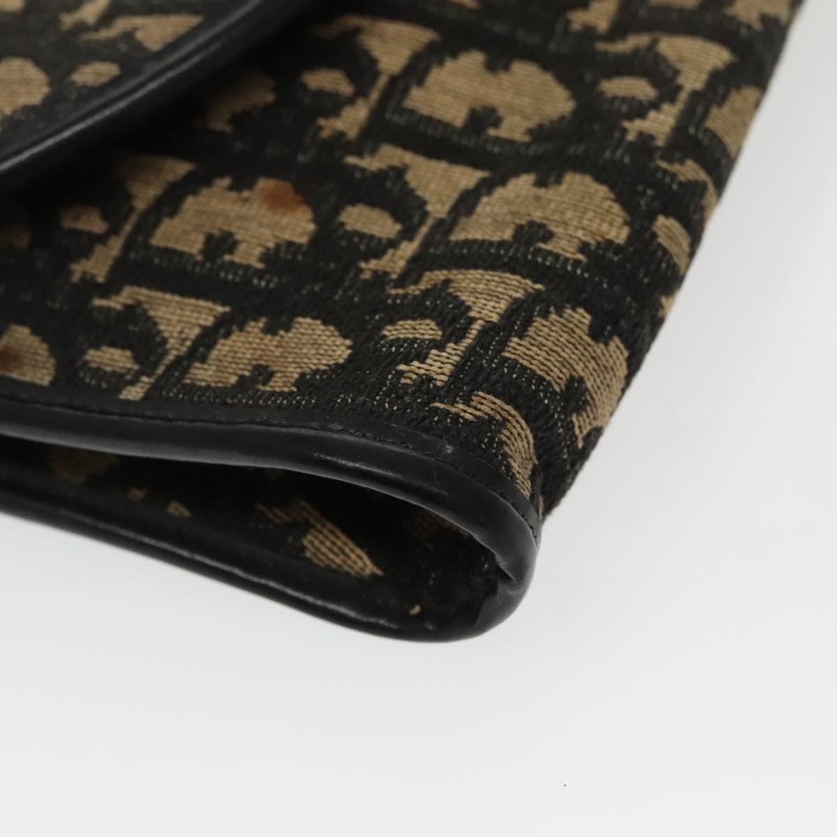 Dior Trotter Navy Canvas Shoulder Bag (Pre-Owned) Size ONE SIZE - 8 Thumbnail