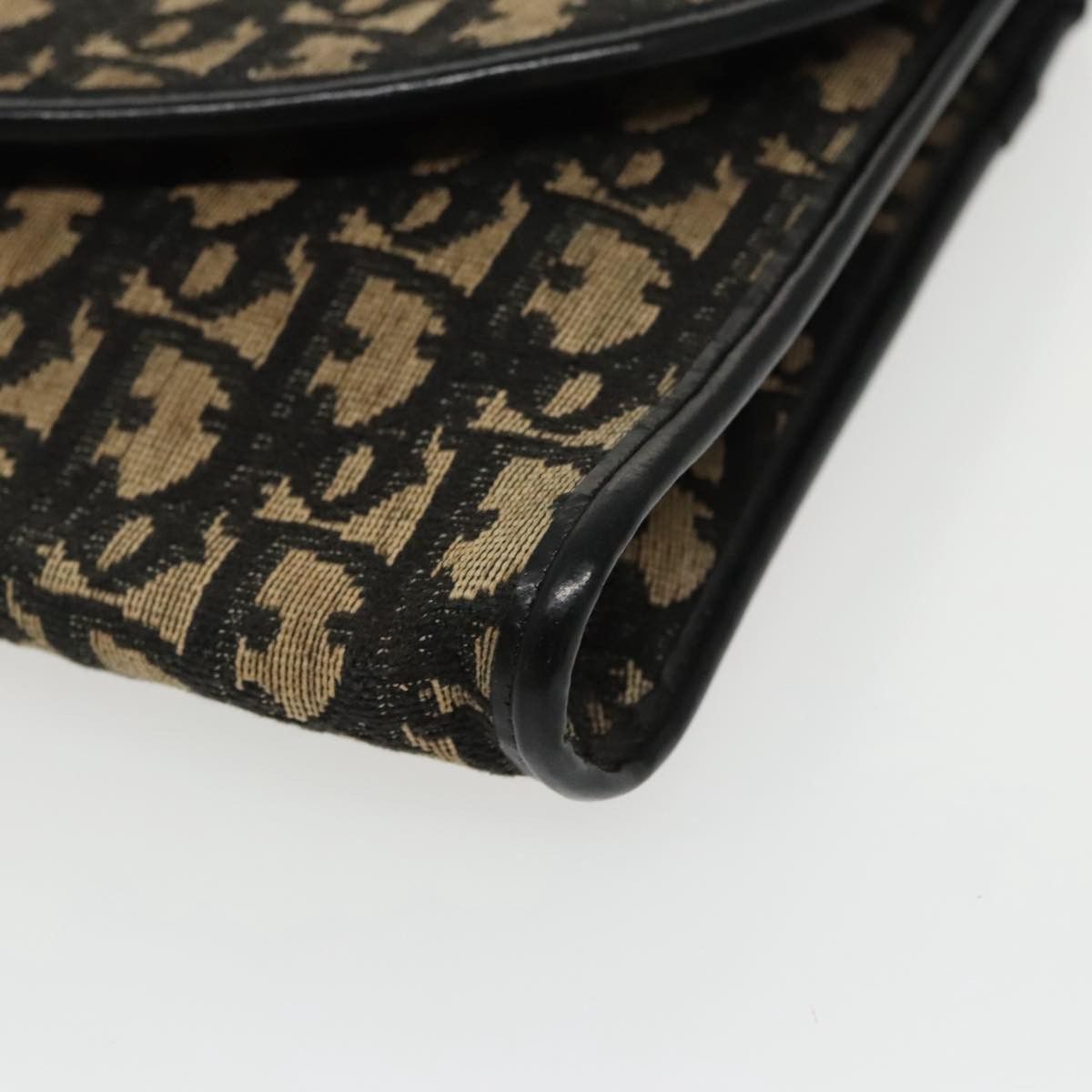 Dior Trotter Navy Canvas Shoulder Bag (Pre-Owned) Size ONE SIZE - 7 Thumbnail