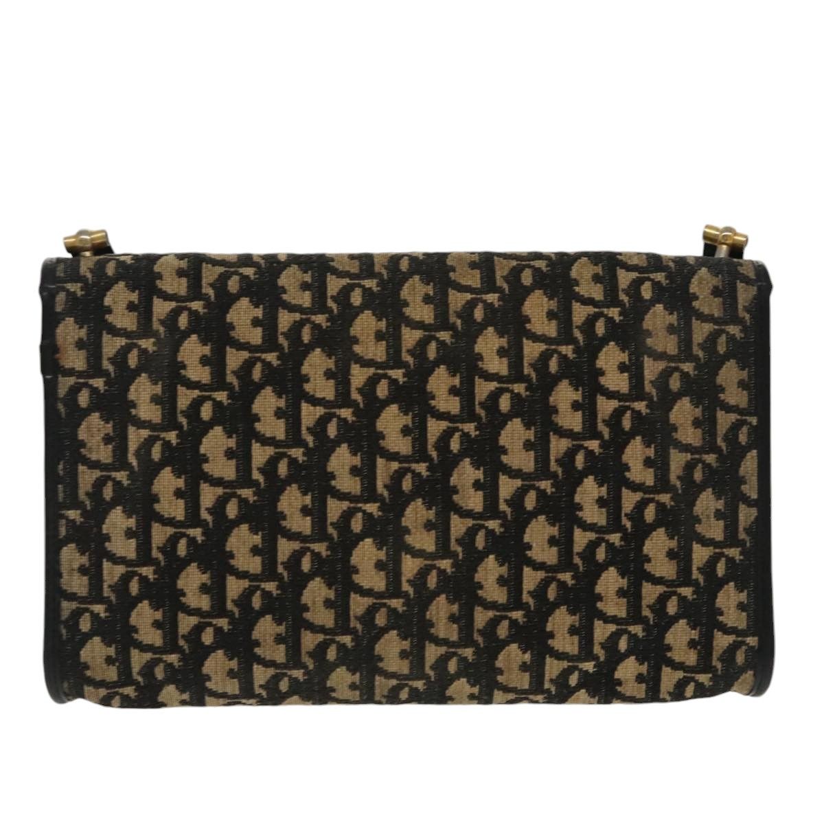 Dior Trotter Navy Canvas Shoulder Bag (Pre-Owned) Size ONE SIZE - 2 Thumbnail