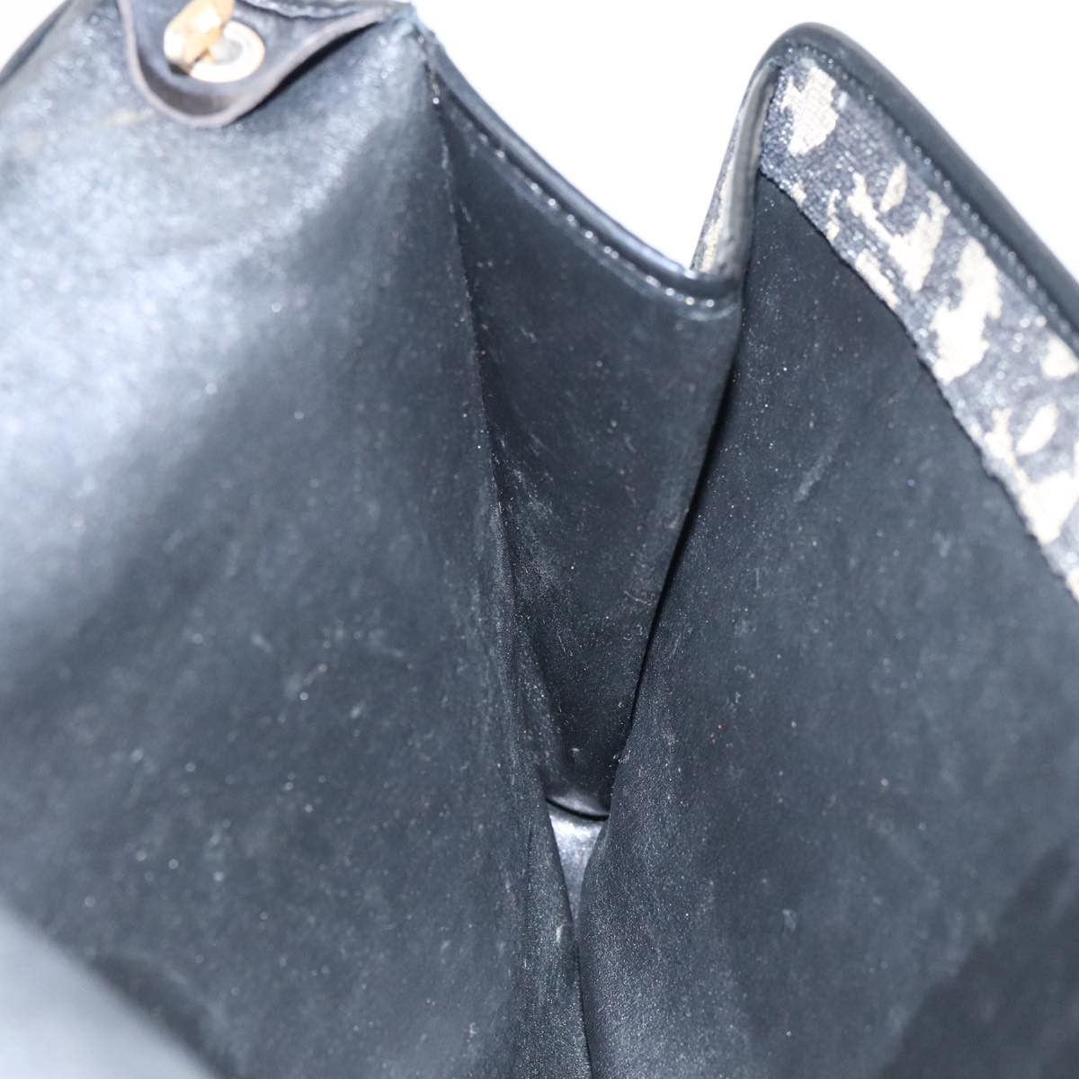Dior Trotter Navy Canvas Shoulder Bag (Pre-Owned) Size ONE SIZE - 12 Thumbnail
