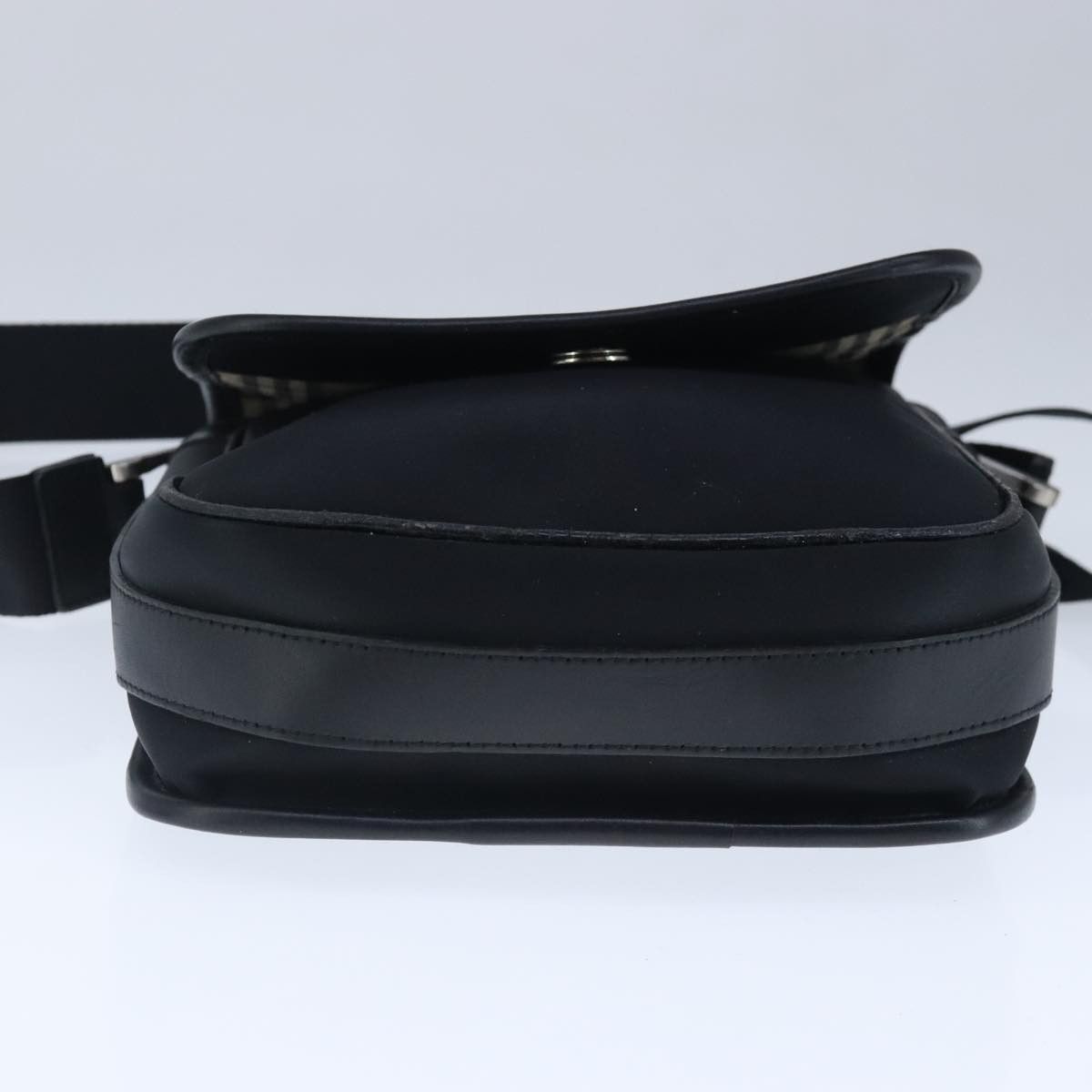 Black Synthetic Shoulder Bag (Pre-Owned)