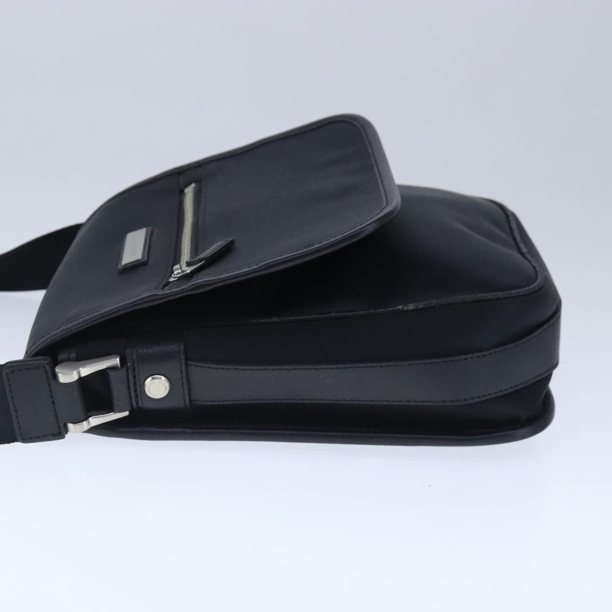 Black Synthetic Shoulder Bag (Pre-Owned)