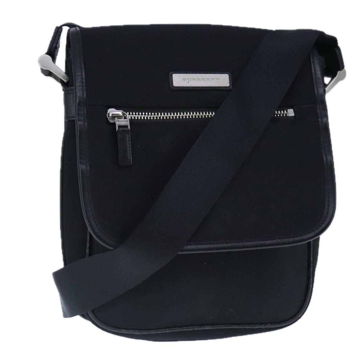 Black Synthetic Shoulder Bag (Pre-Owned)