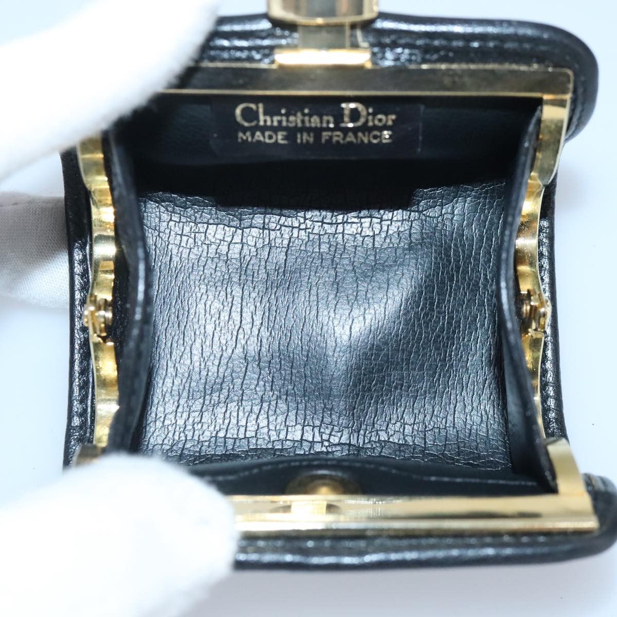 Dior Black Leather Wallet (Pre-Owned) Size ONE SIZE - 10 Thumbnail