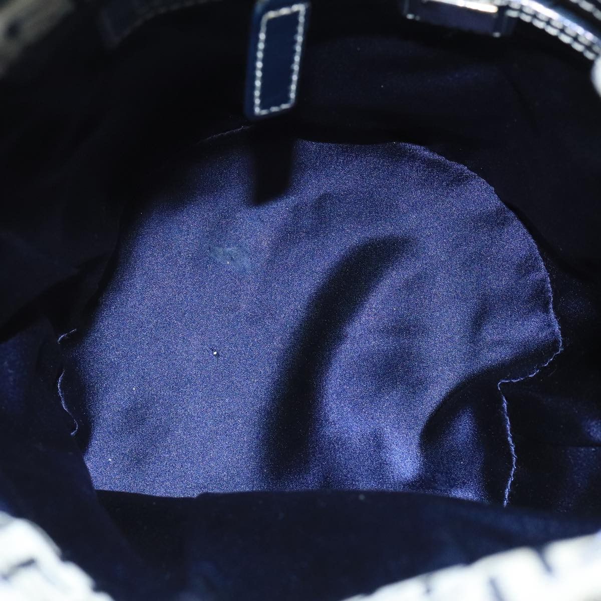 Fendi Navy Canvas Shoulder Bag (Pre-Owned) Size ONE SIZE - 12 Thumbnail