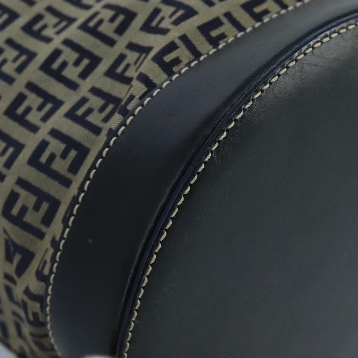 Fendi Navy Canvas Shoulder Bag (Pre-Owned) Size ONE SIZE - 8 Thumbnail