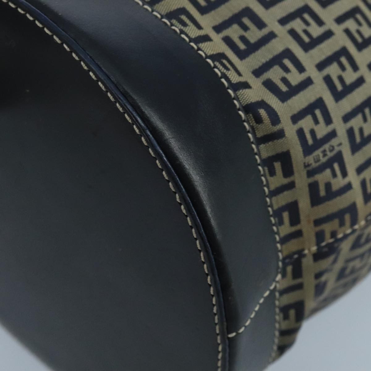 Fendi Navy Canvas Shoulder Bag (Pre-Owned) Size ONE SIZE - 9 Thumbnail