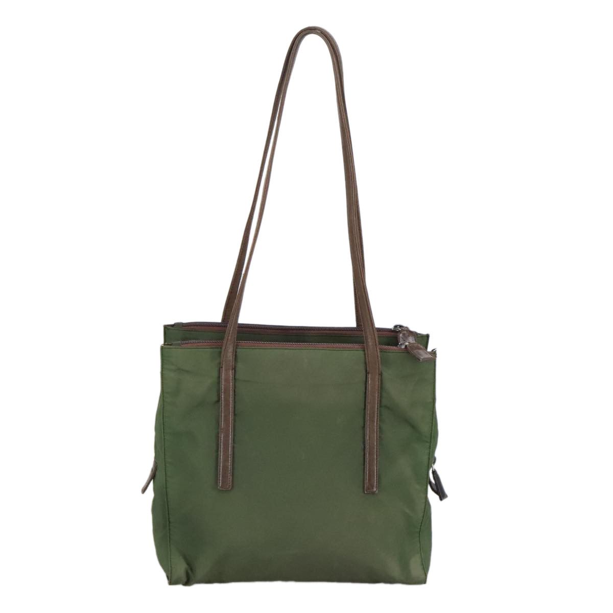 Prada Re-Nylon Khaki Synthetic Shoulder Bag (Pre-Owned) Size ONE SIZE - 2 Thumbnail