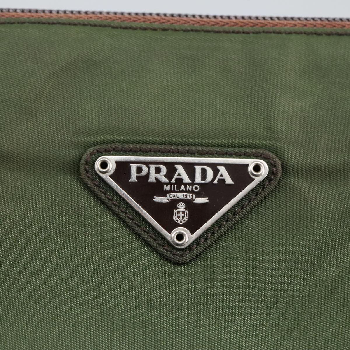 Prada Re-Nylon Khaki Synthetic Shoulder Bag (Pre-Owned) Size ONE SIZE - 20 Thumbnail