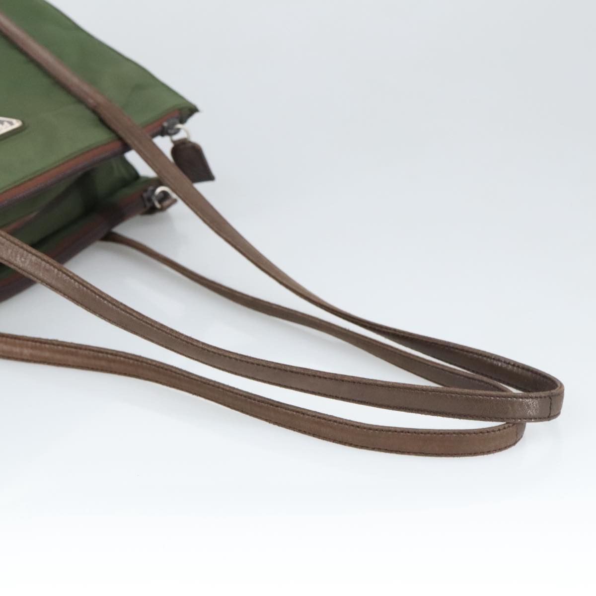 Prada Re-Nylon Khaki Synthetic Shoulder Bag (Pre-Owned) Size ONE SIZE - 5 Thumbnail