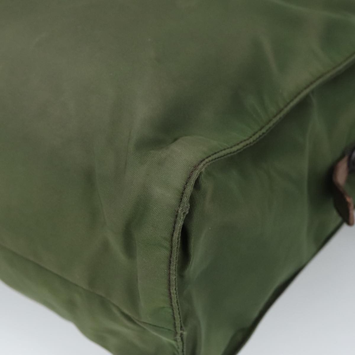 Prada Re-Nylon Khaki Synthetic Shoulder Bag (Pre-Owned) Size ONE SIZE - 9 Thumbnail
